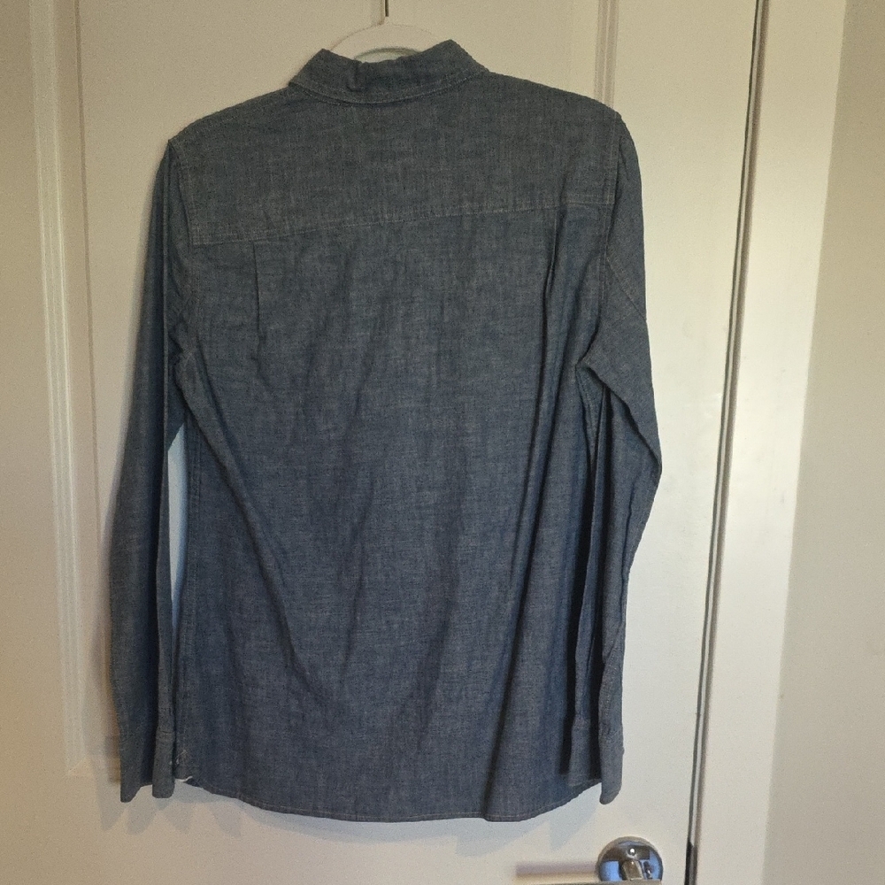 J.crew Chambray 10 NWT Blue Button-Up Shirt RARE - Picture 4 of 4